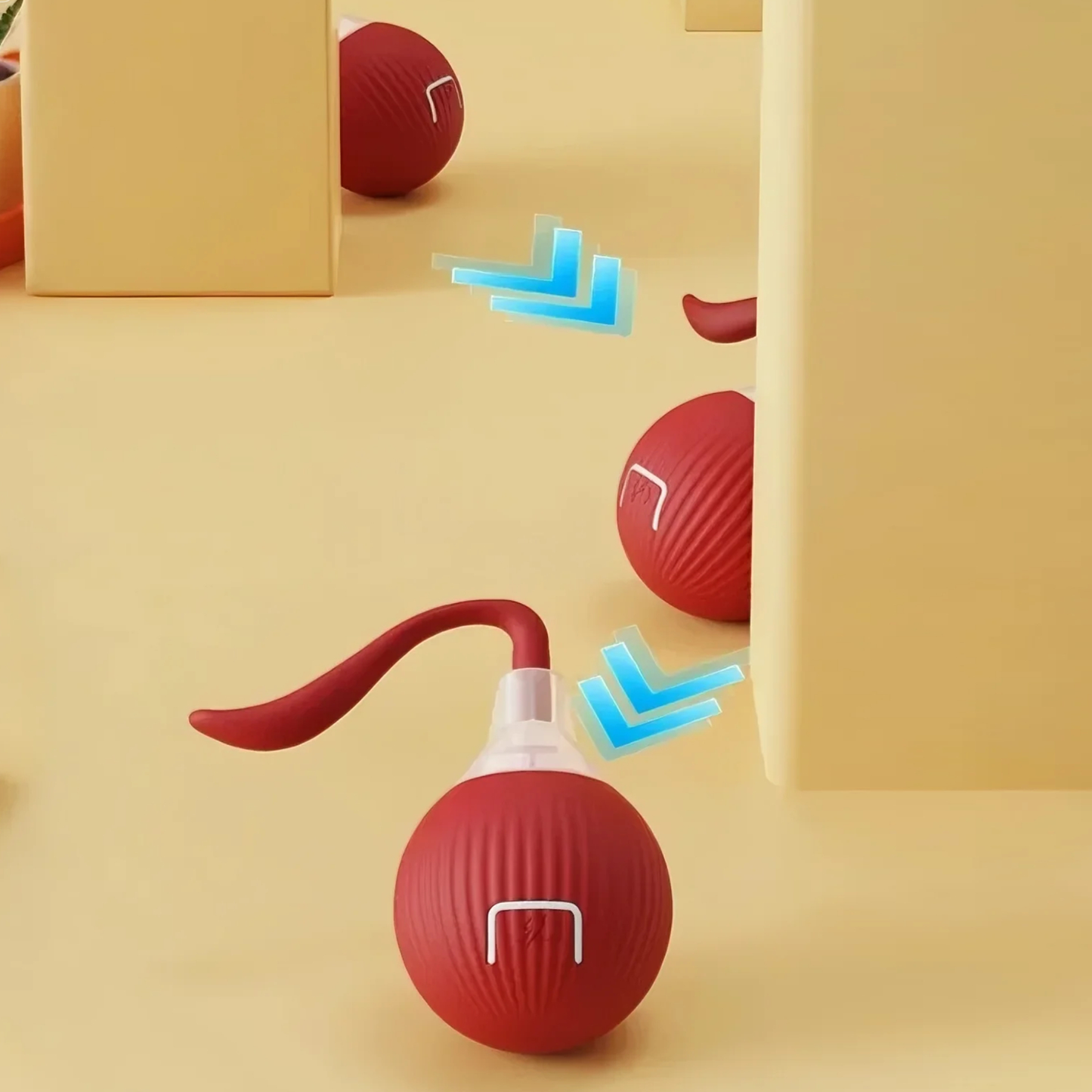 Balle de Jeu Intelligente pour Chat - Stimule l'Instinct Chasseur